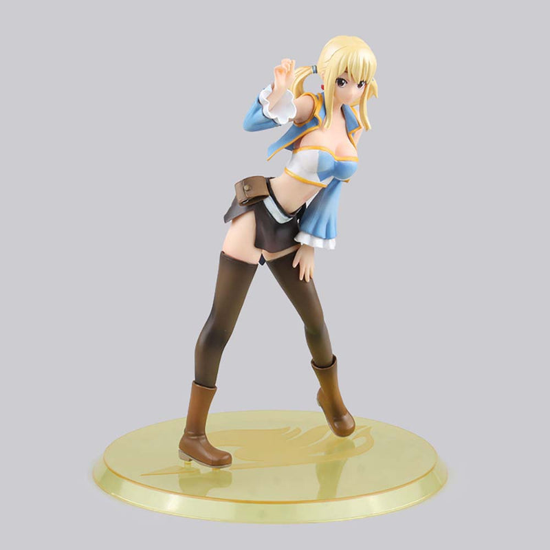 Fairy Tail Lucy Heartfilia Action Figure Sexy Model Toy 21cm