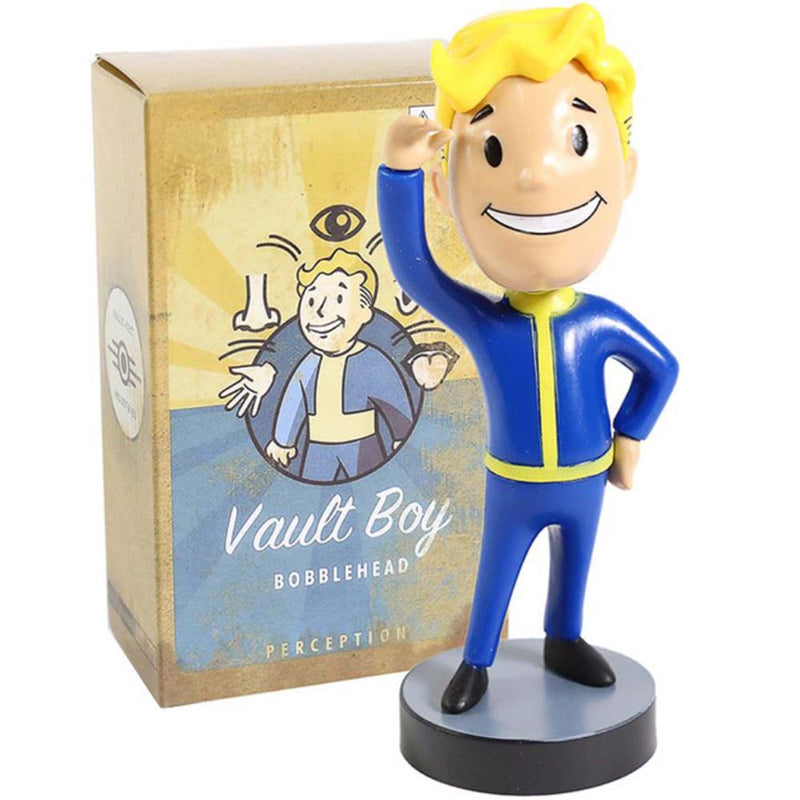Fallout Vault Boy Bobble Head Action Figure Collectible Model Toy 12cm
