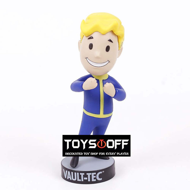 Fallout Vault Boy Bobble Head Action Figure Model Toy