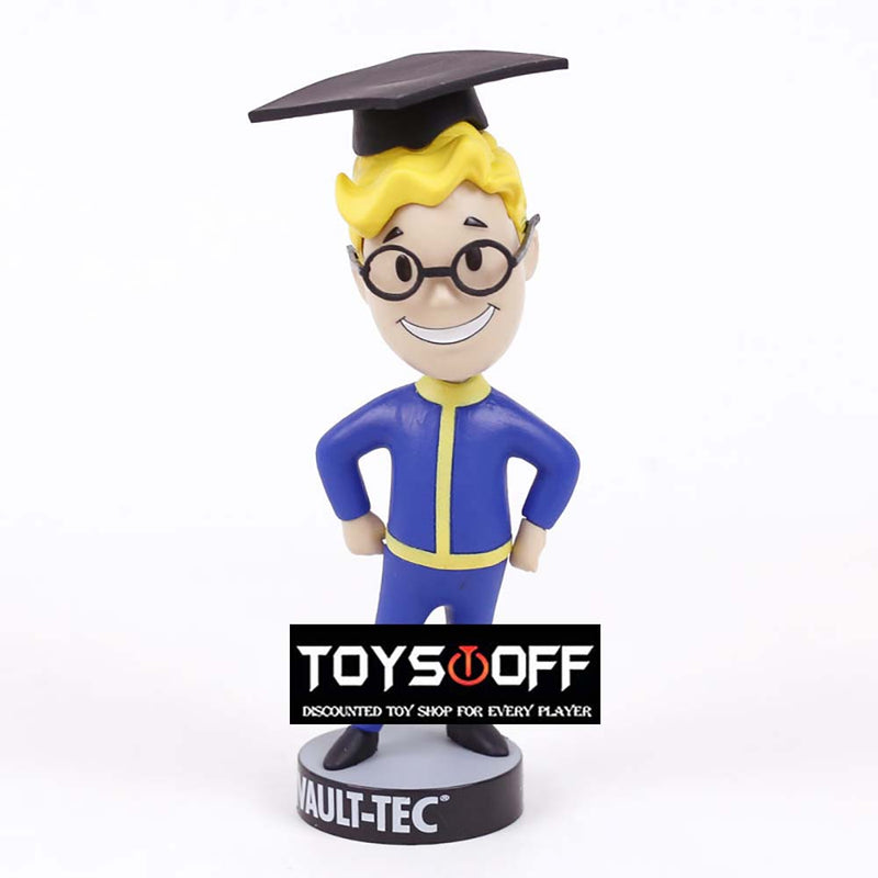 Fallout Vault Boy Bobble Head Action Figure Model Toy