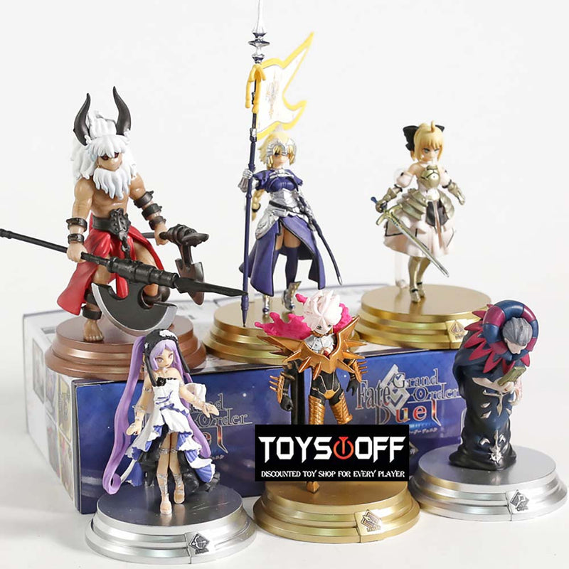 Fate Grand Order Vol 2 Action Figure Model Toy 6pcs