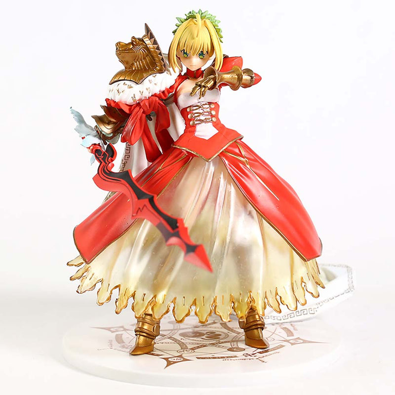 Fate Stay Night Grand Order Red Saber Action Figure Model 23.5CM - Toysoff.com