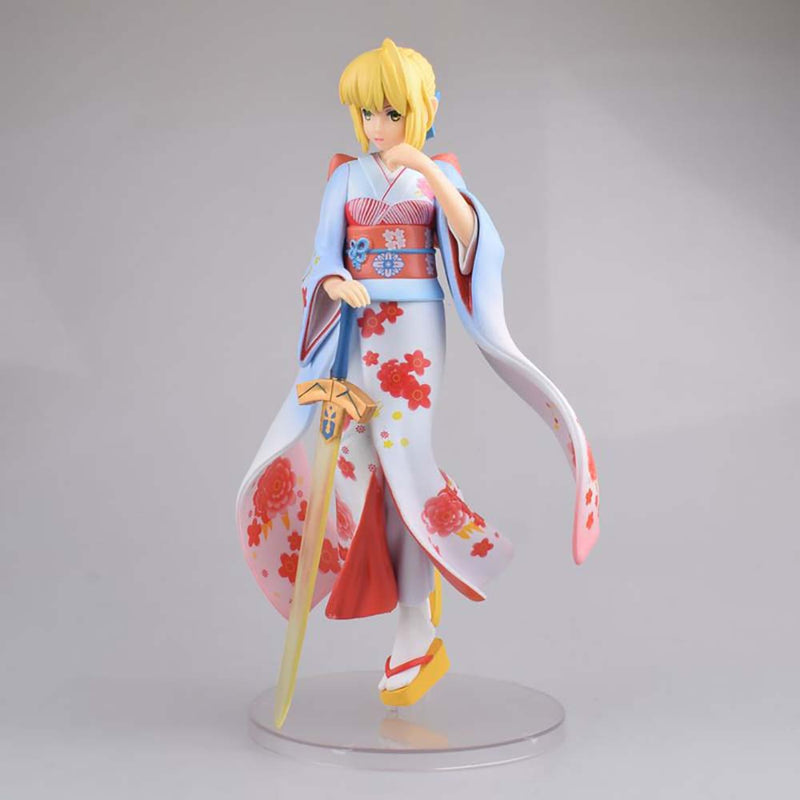 Fate Stay Night Saber Action Figure Collectible Model Toy 25cm