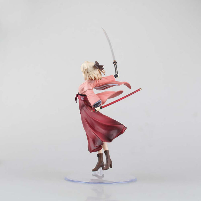 Fate Stay Night Sakura Saber Action Figure Model Toy 18cm