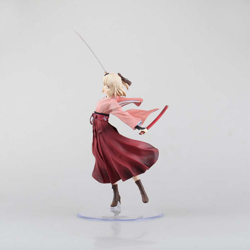 Fate Stay Night Sakura Saber Action Figure Model Toy 18cm