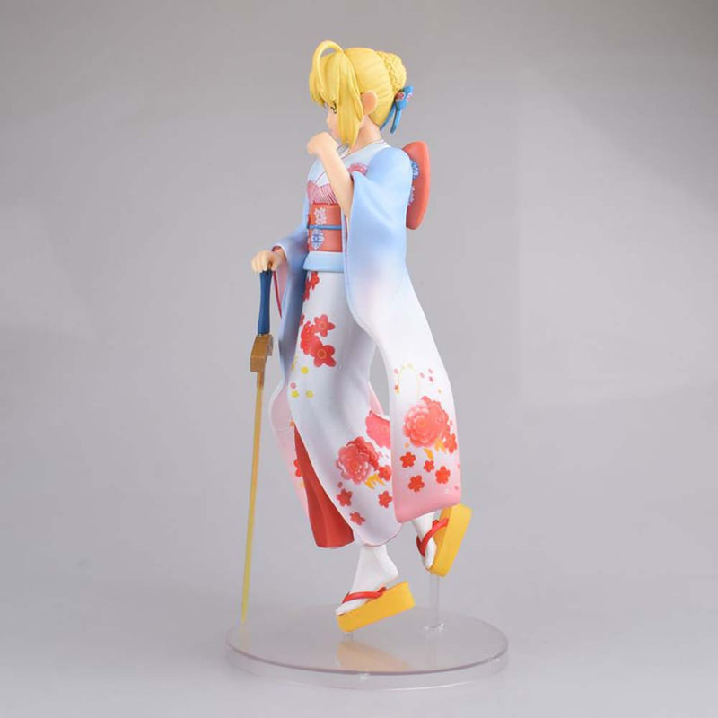 Fate Stay Night Unlimited Blade Works Kimono Saber Action Figure 25cm