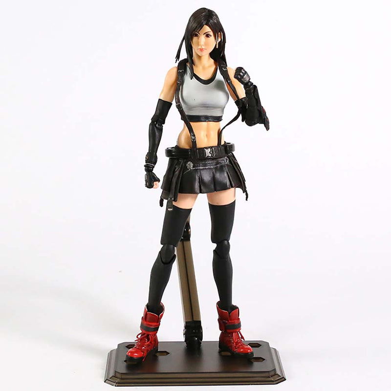 Final Fantasy VII Tifa Lockhart Finger Action Figure Model Toy 25cm
