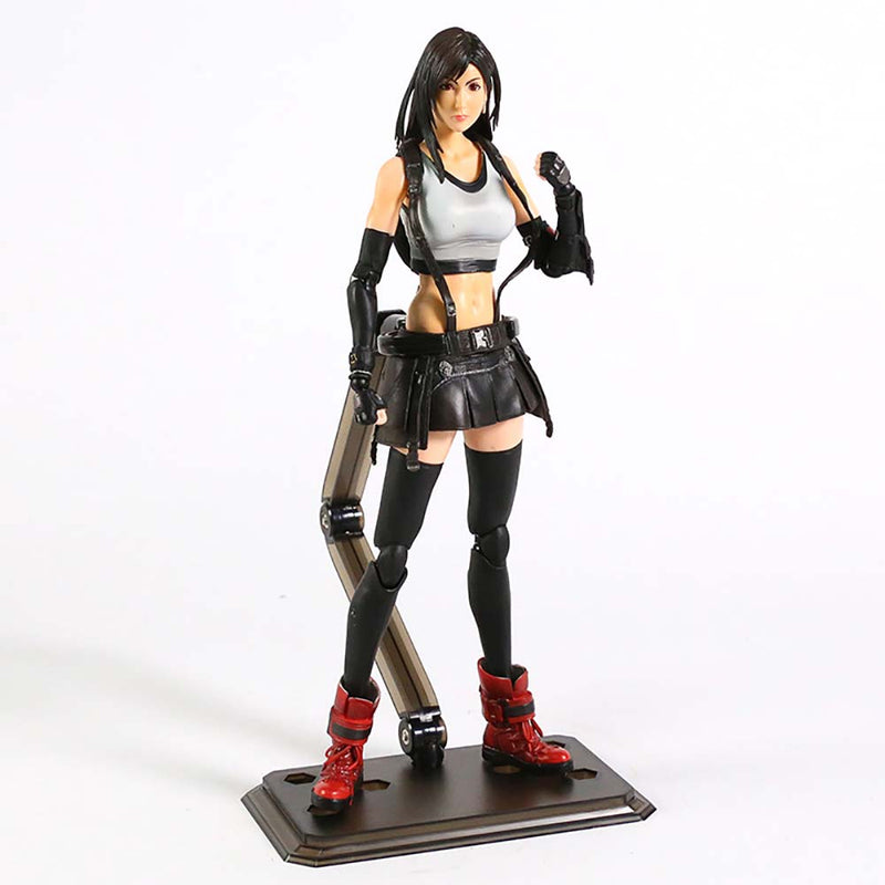 Final Fantasy VII Tifa Lockhart Finger Action Figure Model Toy 25cm