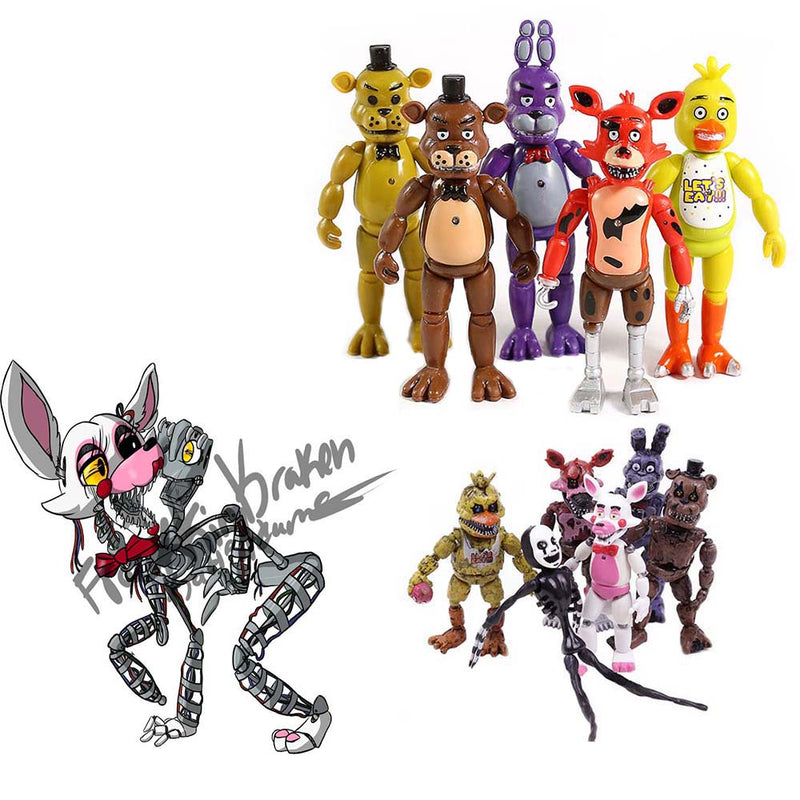 Five Nights At Freddy S Action Figure Model Toy Sets 14cm