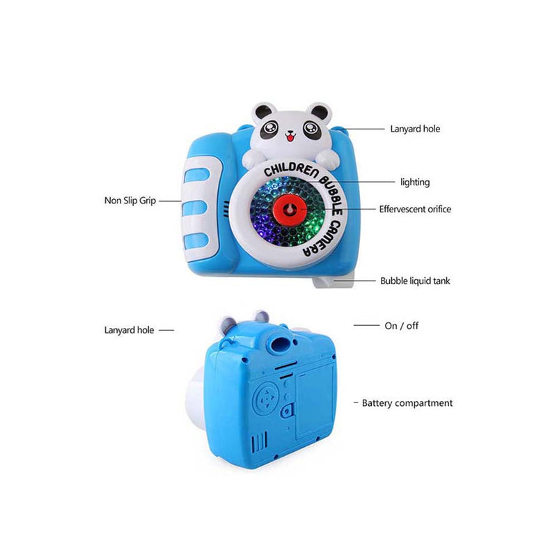 Funny Little Bear Automatic Bubble Camera Machine Kid Outdoor Toy