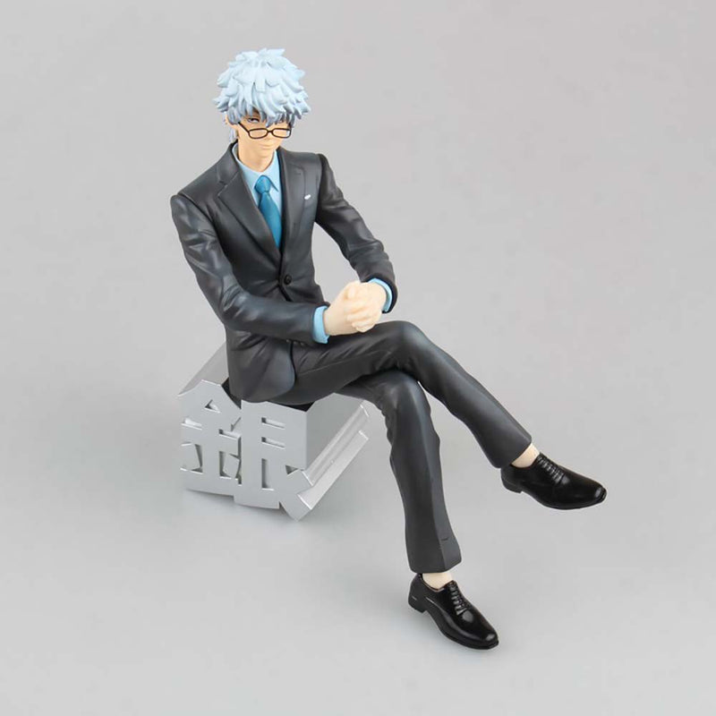 GINTAMA Sakata Gintoki Business Suit Ver Action Figure Model Toy 15cm