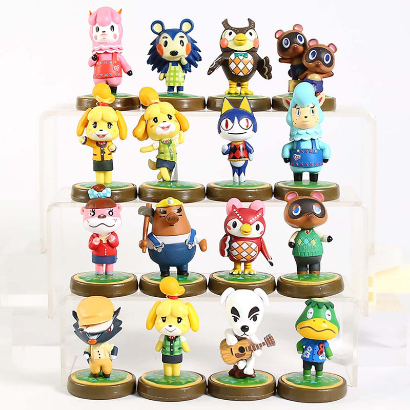 Game Animal Crossing Family Action Figure Model Kids Gift Toy 16pcs