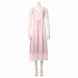 Game Final Fantasy 7 Aerith Gainsborough Girl Dress Cosplay Costume - Toysoff.com