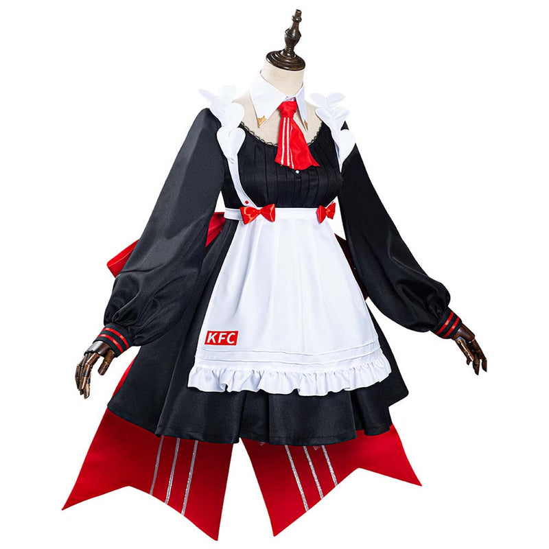 Game Genshin Impact KFC Noelle Maid Dress Cosplay Costume Suit