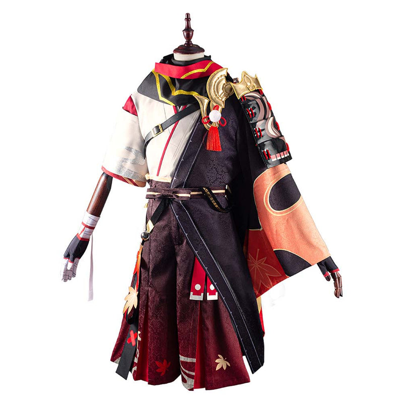 Game Genshin Impact Kazuha Cosplay Costume Outfits Halloween Carnival Suit