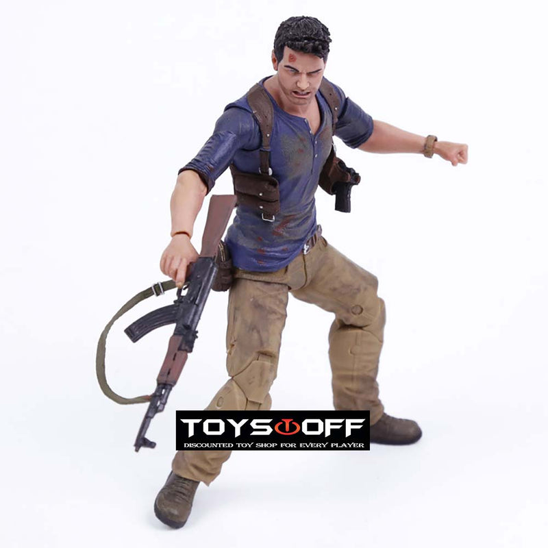 Game Uncharted Nathan Drake Action Figure Collection Model Toy 18cm