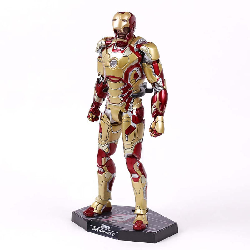 Hot Toys Iron Man MK42 Action Figure with LED Light 30cm