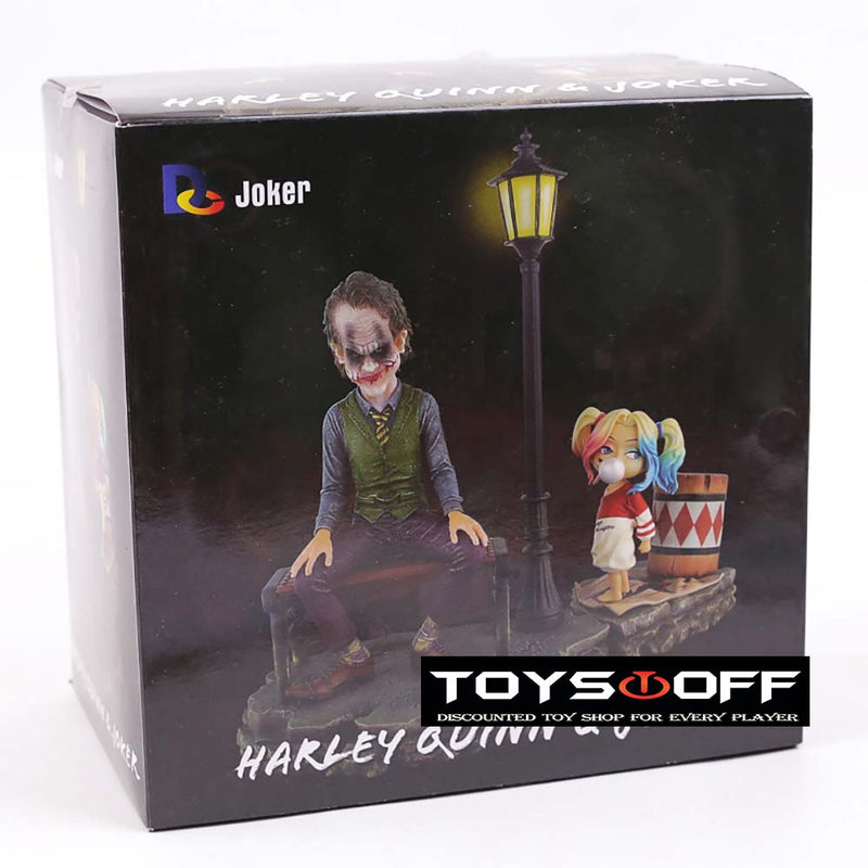 Harley Quinn & Joker Street Scene Action Figure Model Toy 19cm