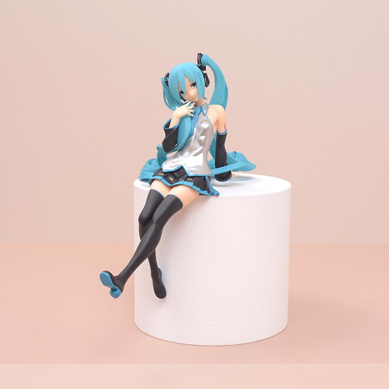 Hatsune Miku Cup Pressing Surface Action Figure Collectible Model Toy 16cm