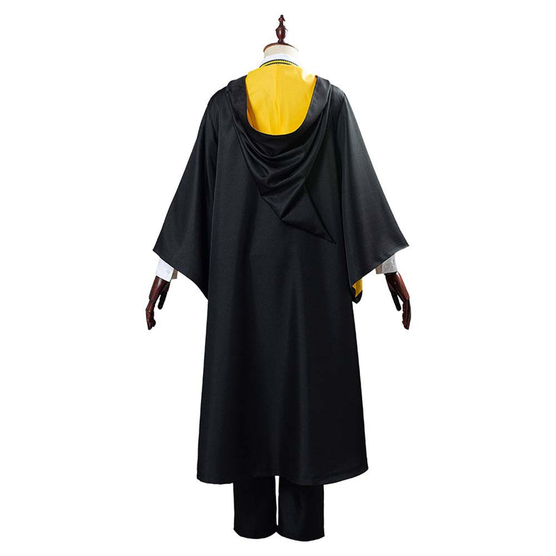 Helga Hufflepuff School Uniform Robe Cloak Outfits Halloween Cosplay Costume