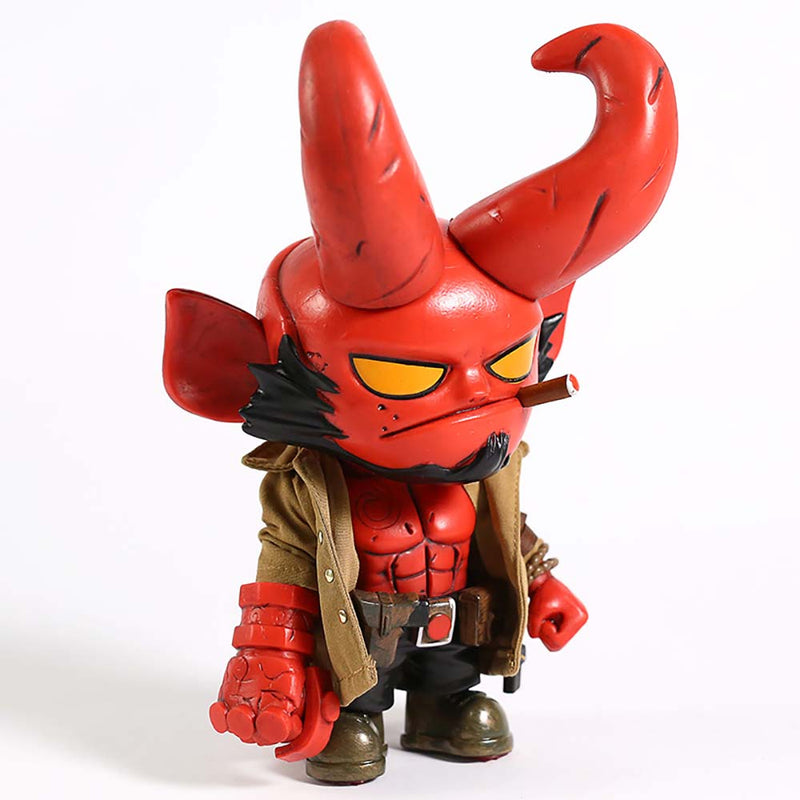 Hellboy Q Version Action Figure Collectible Model Toy 18cm