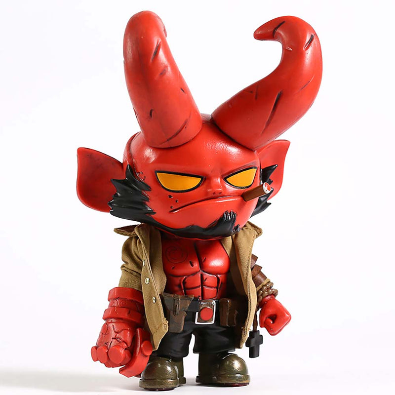 Hellboy Q Version Action Figure Collectible Model Toy 18cm