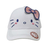 Hello Kitty Cartoon Girls' White Baseball Cap Outdoor Sun Hat - Toysoff.com