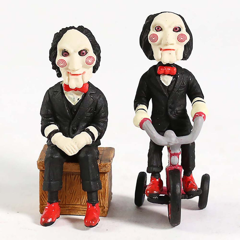 Horror Movie Saw Billy Mini Action Figure Model Toy 2pcs 5cm