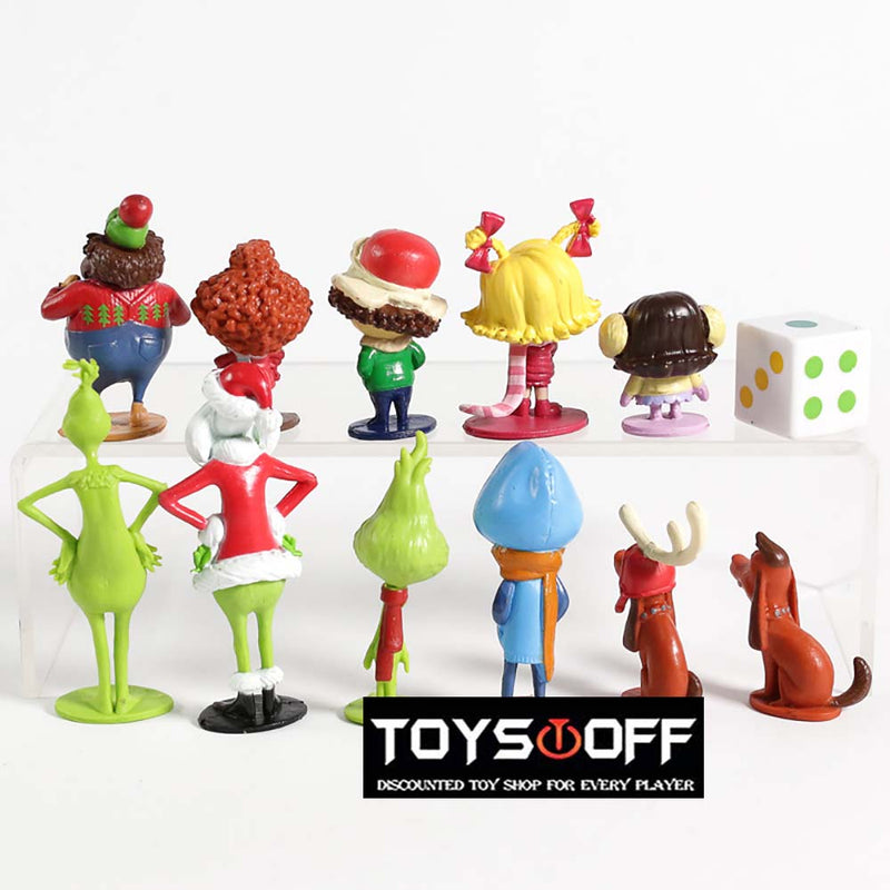 How The Grinch Stole Christmas Action Figure Model Toy 12pcs
