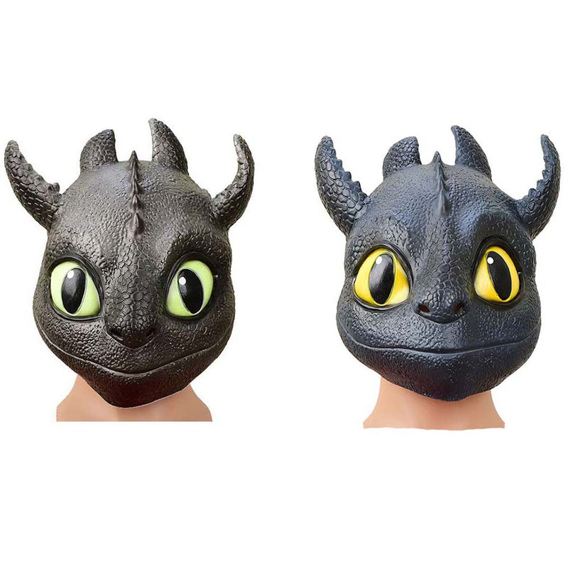 How To Train Your Dragon Toothless Mask Halloween Cosplay Head Prop