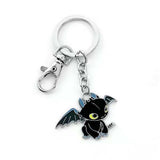 How To Train Your Dragon Toothless Night Fury  Stainless Steel Dragons Keychain - Toysoff.com