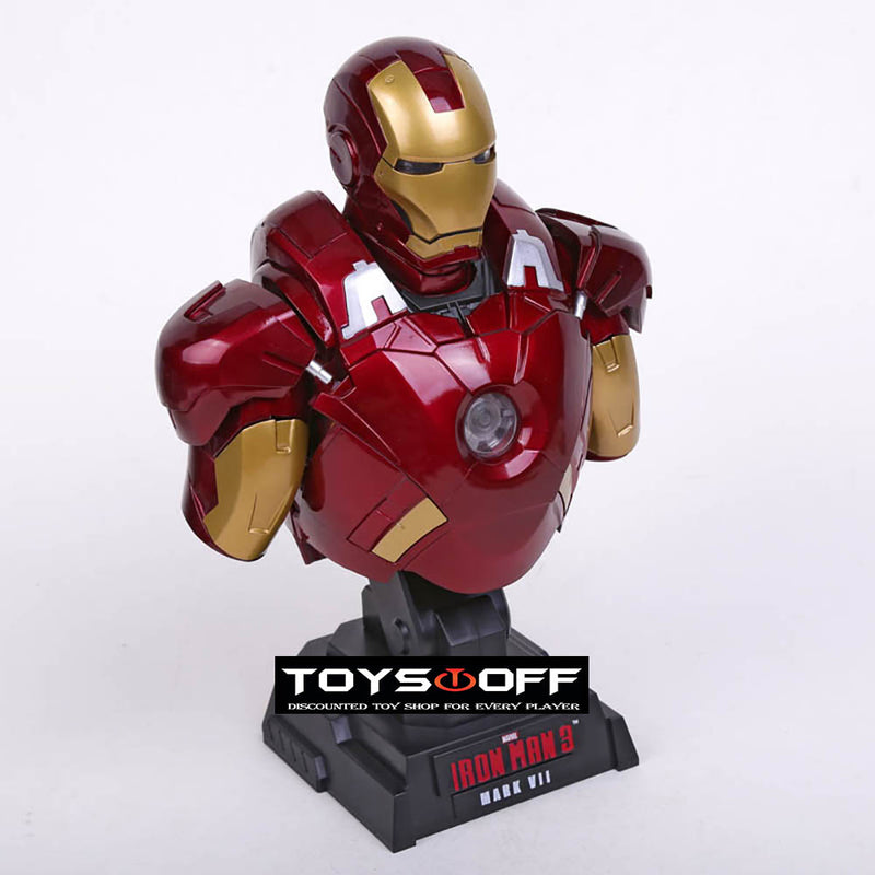Iron Man 3 MK7 Limted Edtion Bust Statue Action Figure 23cm
