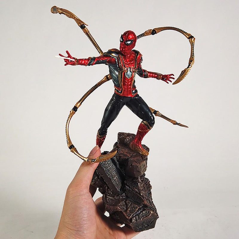Iron Studios Battle Diorama Iron Spider Action Figure Toy 23cm