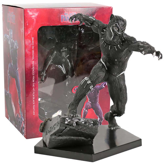Iron Studios Marvel Avengers Black Panther Action Figure Model Toy 18cm