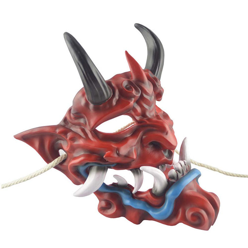 Japanese Hannya Mask Horror Devil Cosplay Prop Art Craft Ornament