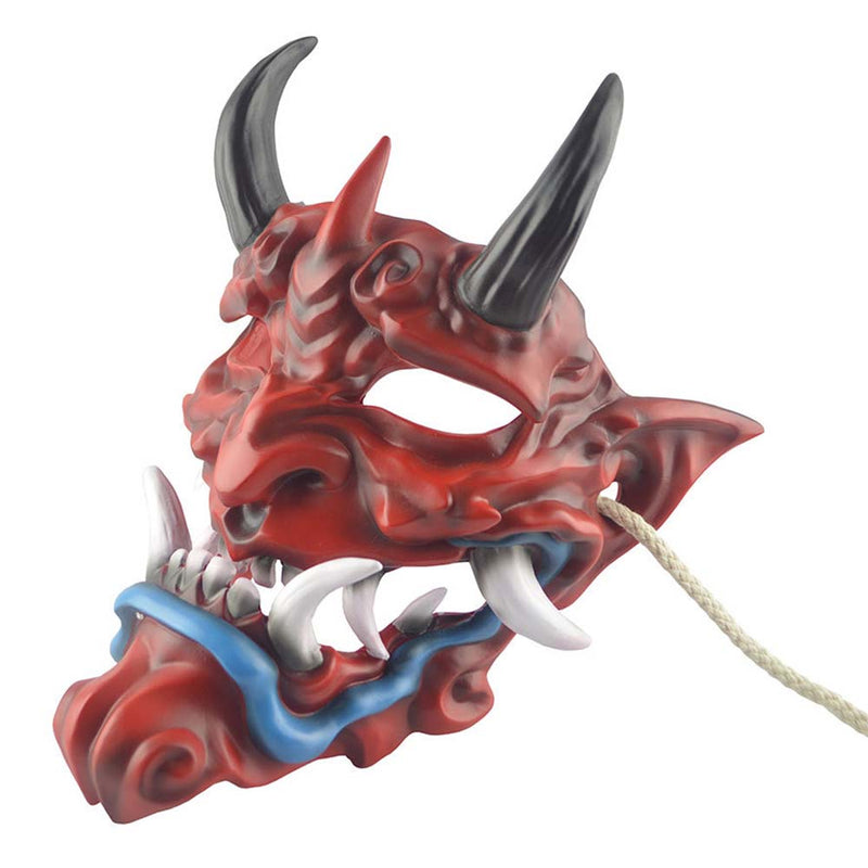 Japanese Hannya Mask Horror Devil Cosplay Prop Art Craft Ornament