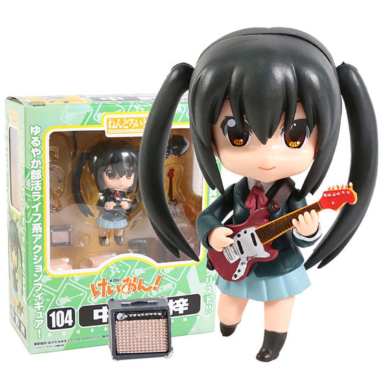 K ON Nakano Azusa 104 Action Figure Collectible Model Toy 10cm