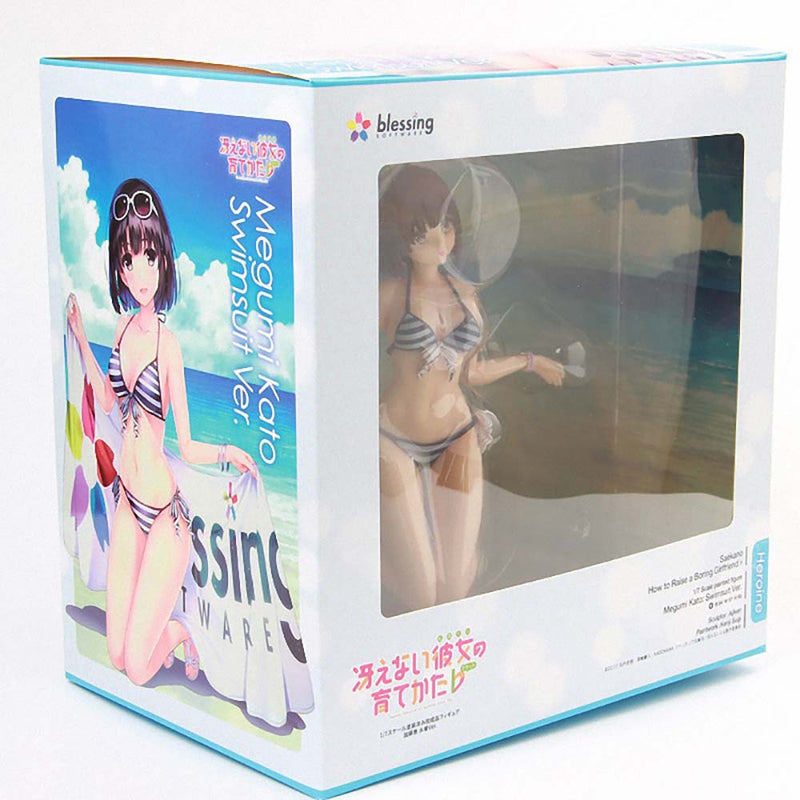 Katou Megumi Blessing Swimming Suit Action Figure Sexy Model Toy 18cm