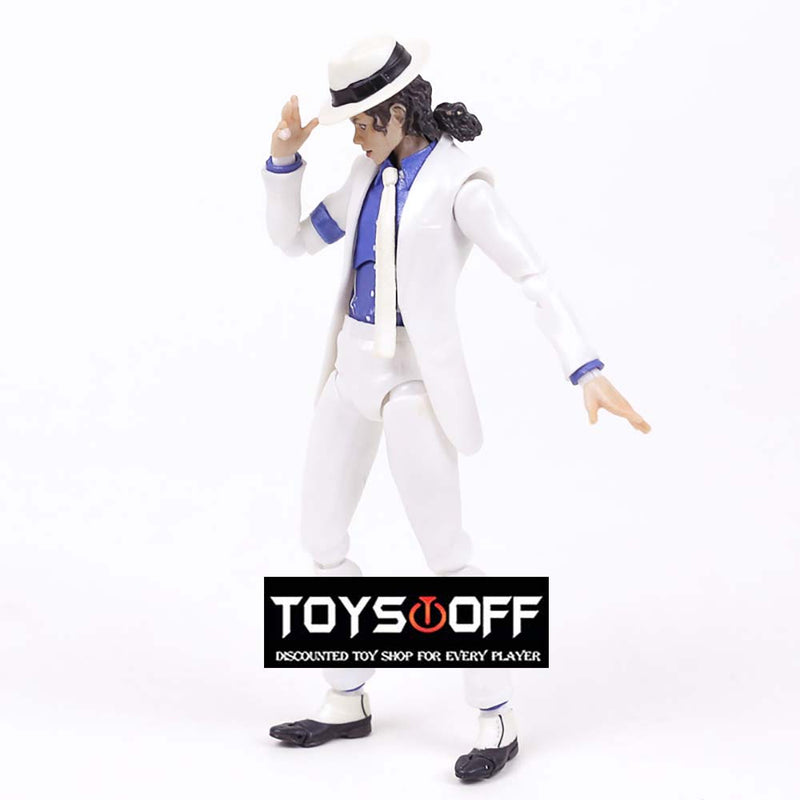 King of Pop MJ Smooth Criminal Moonwalk Action Figure Toy 14cm