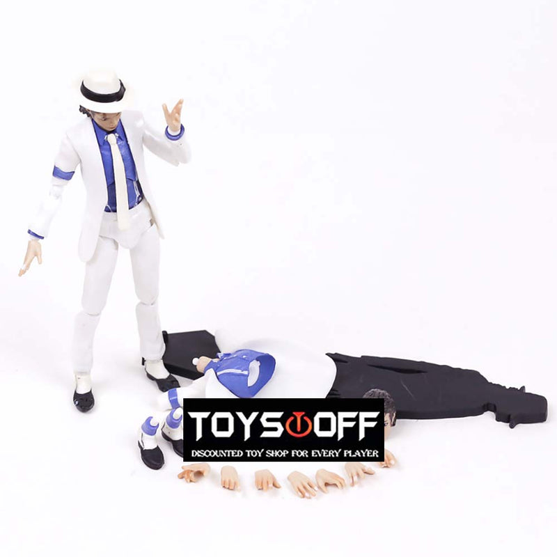 King of Pop MJ Smooth Criminal Moonwalk Action Figure Toy 14cm