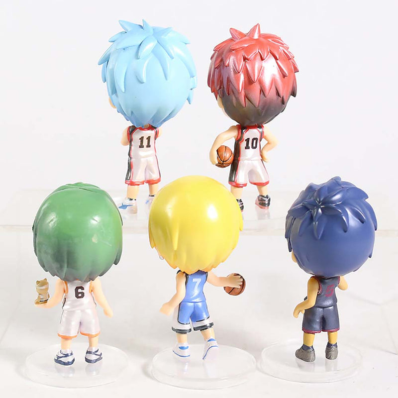 Kuroko s Basketball Q Version Action Figure Model Toy 5pcs 9cm