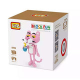 Building Blocks Cartoon Pink Panther Model DIY Kids Toy - Toysoff.com