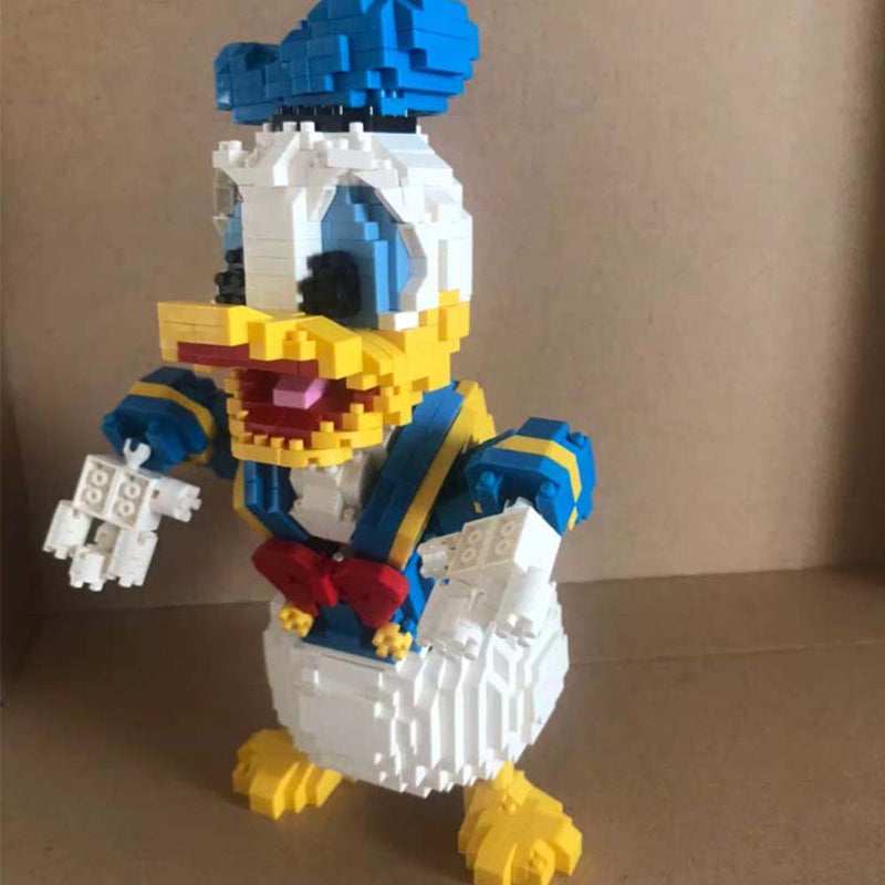 Building Blocks Disney Cartoon Donald Duck Model DIY Kids Toy - Toysoff.com