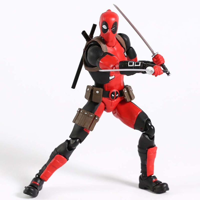 MAFEX NO.082 Deadpool Gurihiru Art Ver Action Figure Model Toy 16cm