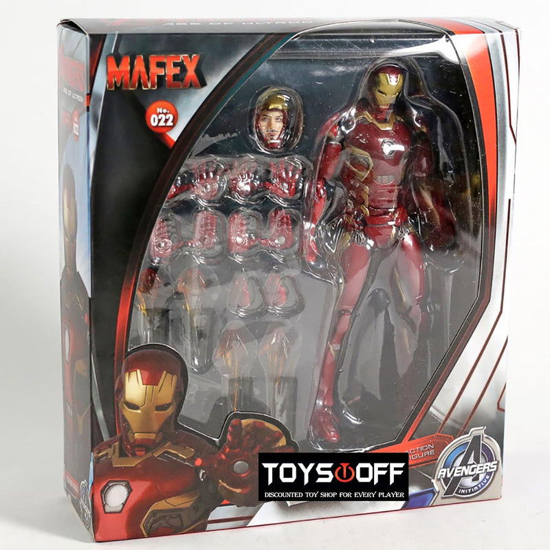 MAFEX NO 022 Iron Man Mark MK45 Action Figure Toy 16cm