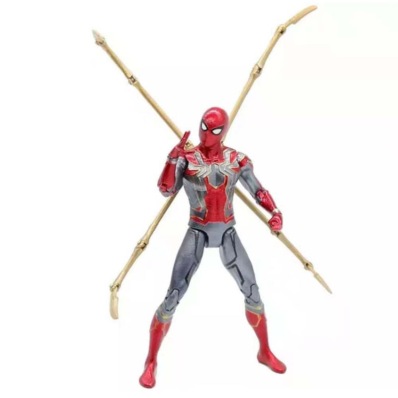 Marvel Avengers Spiderman Action Figure With Luminous Base Toy 18cm