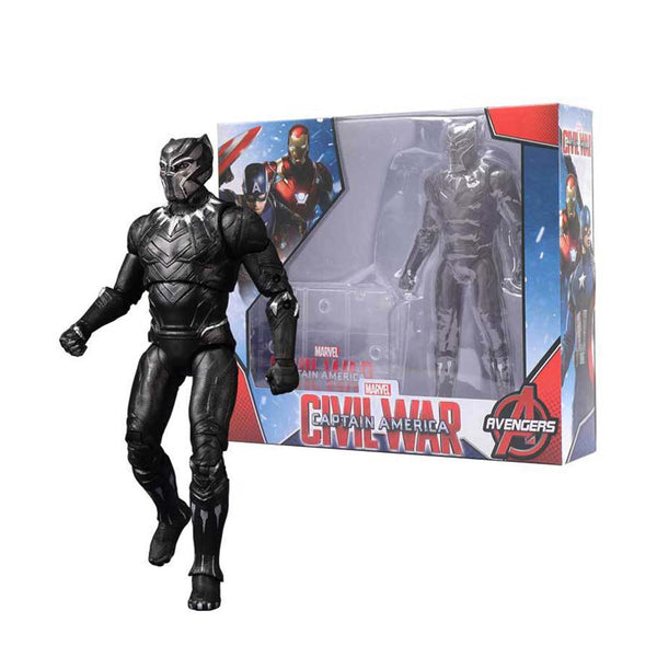 Marvel Avengers Superhero Black Panther Action Figure Movable Joint Model