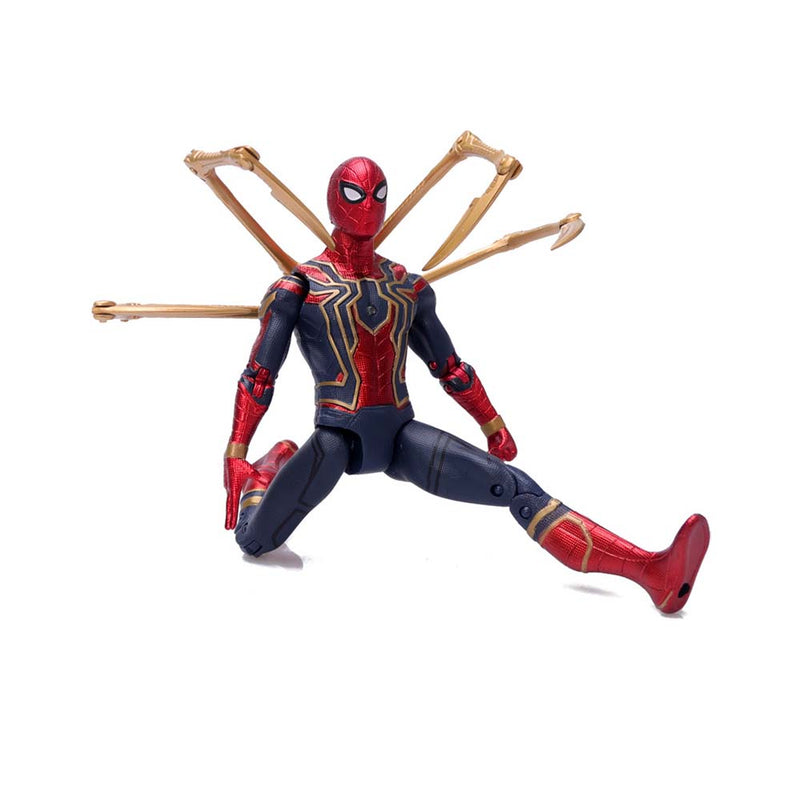 Marvel Avengers Superhero Spiderman Action Figure Model Toy With Holder