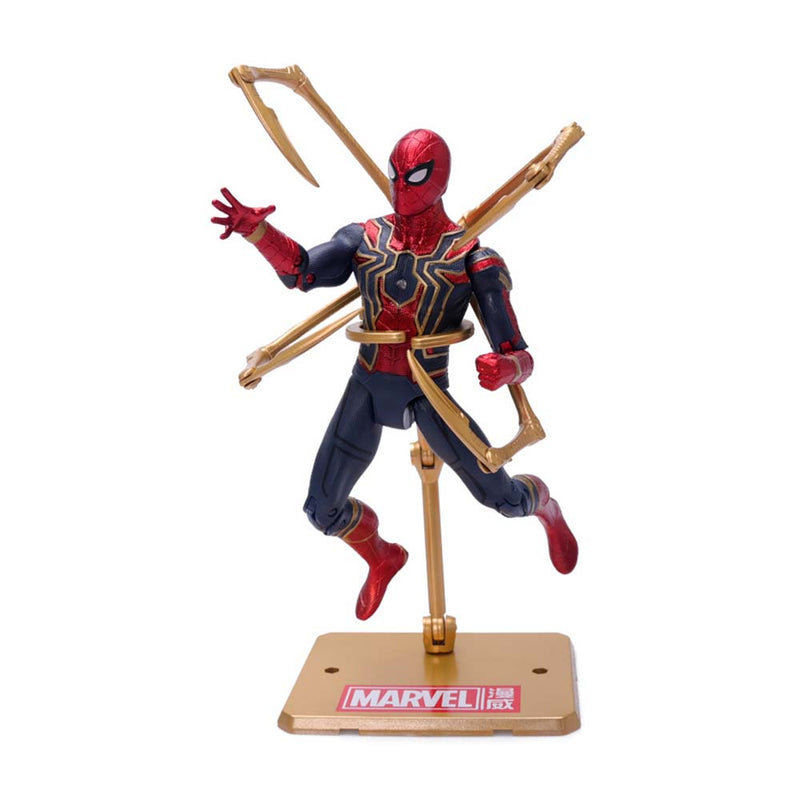 Marvel Avengers Superhero Spiderman Action Figure Model Toy With Holder