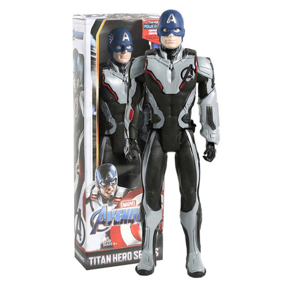 Marvel Avengers Titan Hero Series Captain America Action Figure Kid Toy 30cm